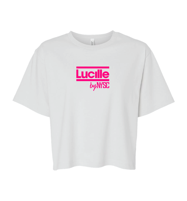 Lucille by NYSC White Crop Tee