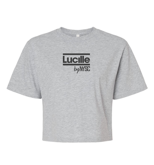Lucille by NYSC Gray Crop Tee