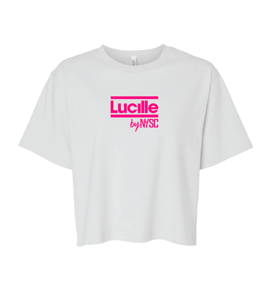 Lucille by NYSC White Crop Tee