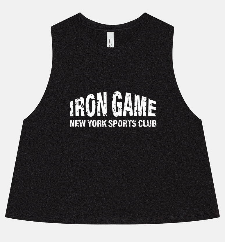 Iron Game Racerback Crop Tank