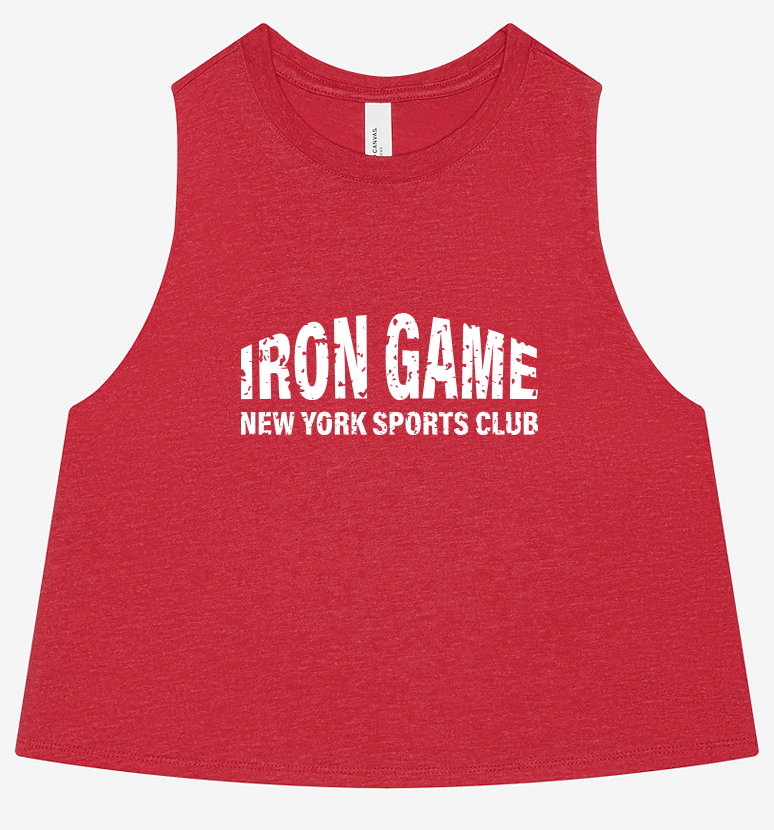 Iron Game Racerback Crop Tank