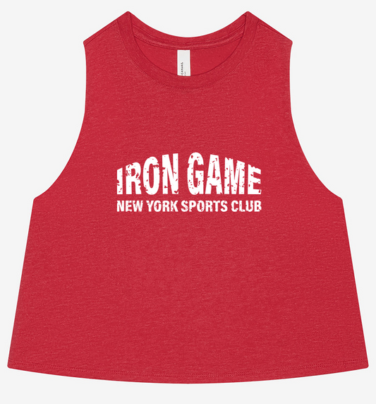 Iron Game Racerback Crop Tank