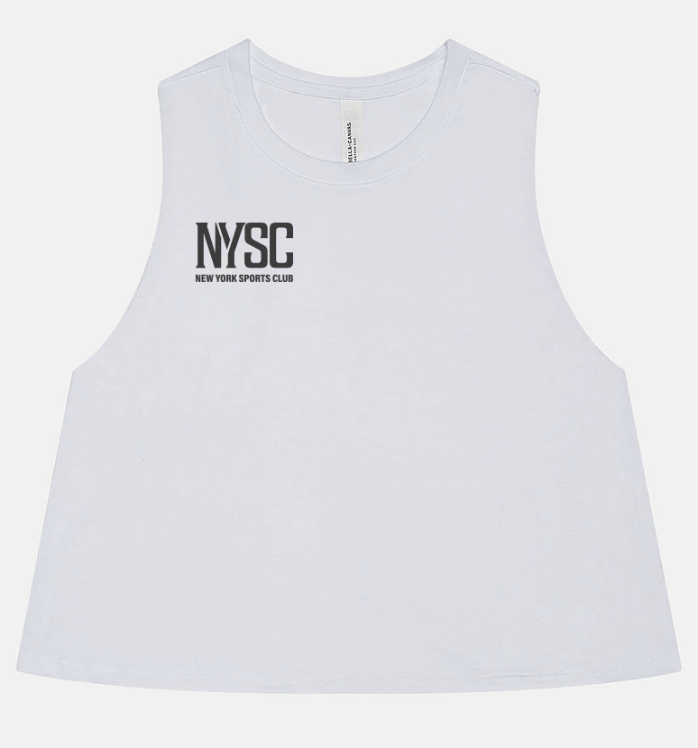 Train for Life Racerback Crop Tank