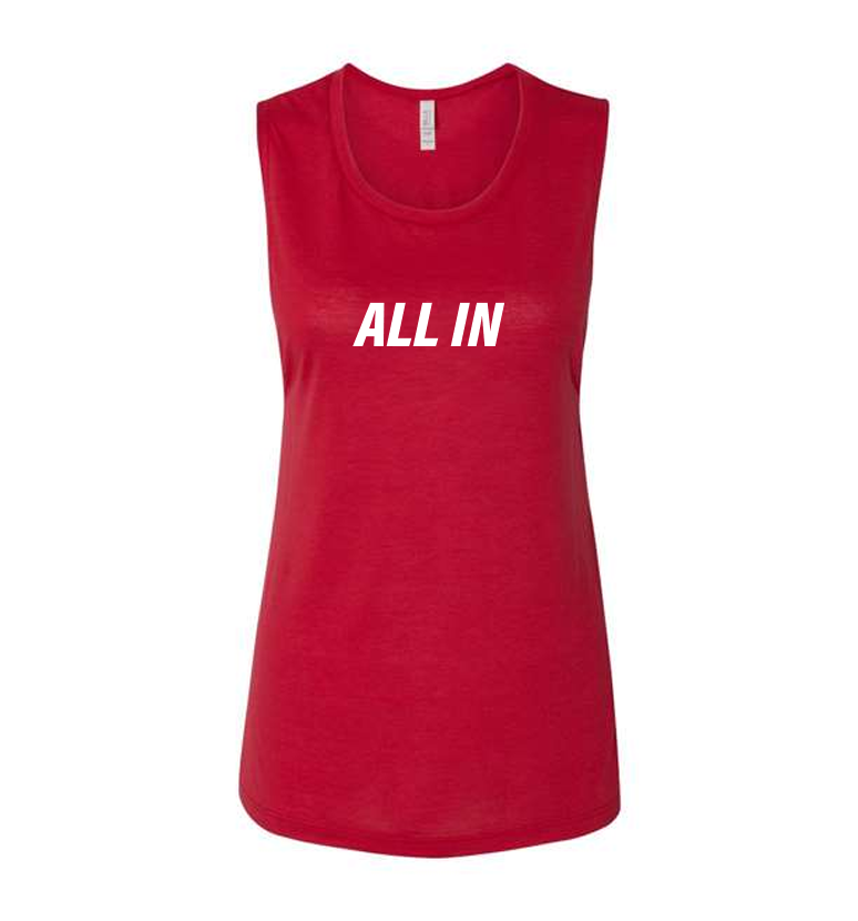 ALL IN Women's Flowy Muscle Tank